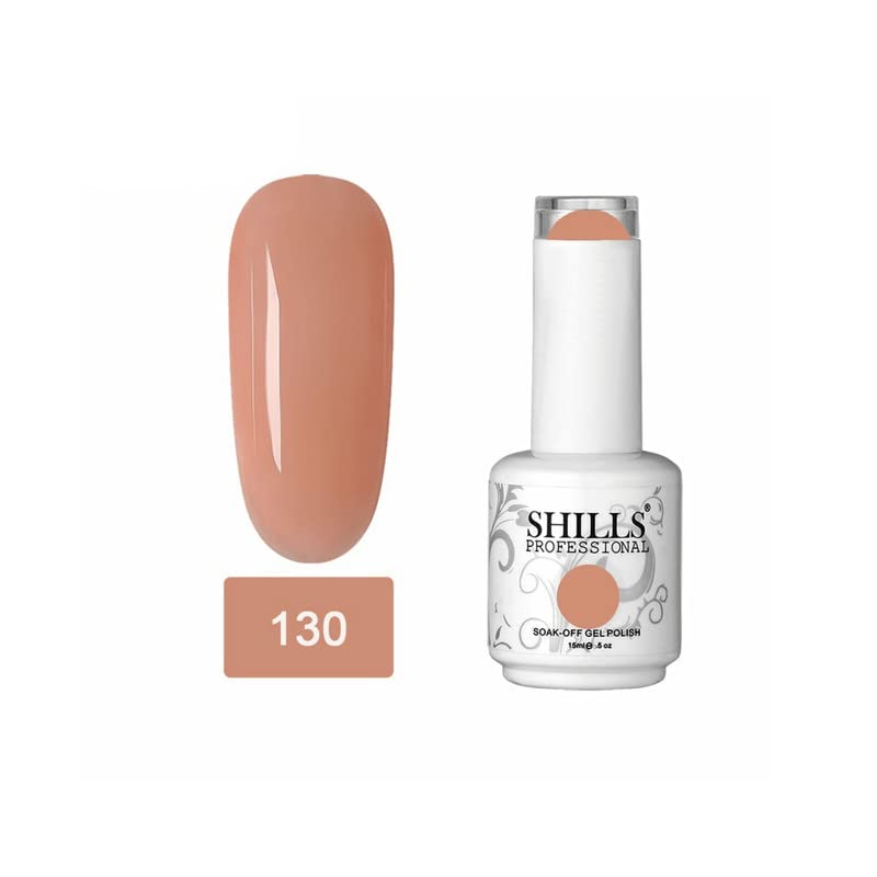 Image of SHILLS PROFESSIONAL Uv /Led Soak Off Glossy Finish Nail Polish Nail Art Nail Polish Color Shade 130, 15 Ml