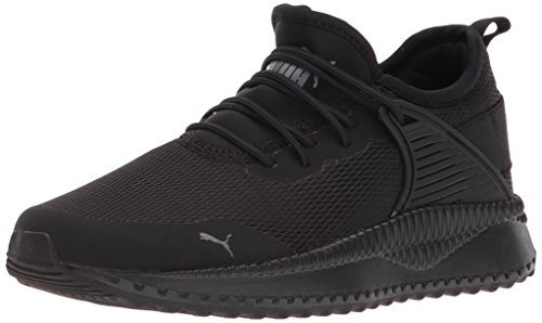 PUMA Kid's Pacer Next Cage Velcro Kids Shoe, Black Black, 11 M US Little Kid