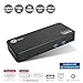 SIIG USB-C Universal Laptop Docking Station, Hybrid Triple 4K Monitor,DisplayPort + HDMI,100W PD Charging,6X USB 3.0,Gigabit Ethernet,3.5mm Headset,TB 3 Compatible,for Windows and Mac JU-DK0J11-S1