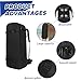 MOUNTTU Paddle Board Bag Multi-Functional Zipper Portable Paddle Board Backpack with Waist Belt Buckle Straps Large Capacity Surfboard Bag for Surfboarding Backpack Surfboard Travel