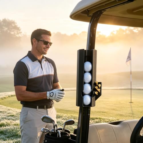 Soporte magnético de golf portátil anticaídas para bolas y tees 3