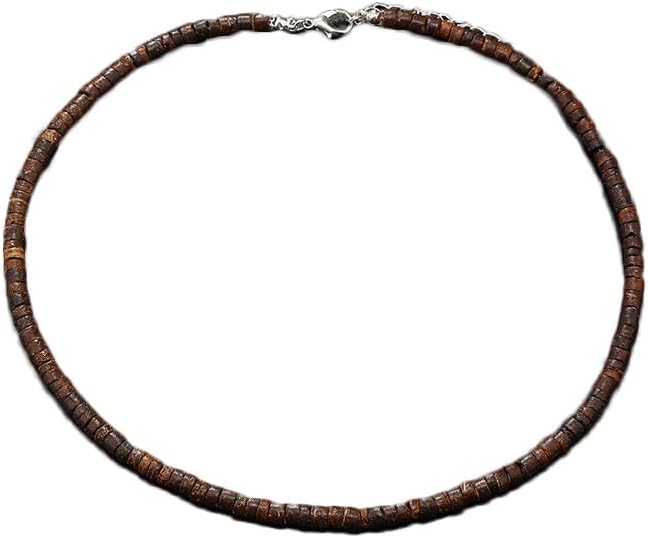 Caiyao Puka Shell Beaded Necklace Men Summer Surfer Seed Necklace Seashell Beads Necklace for Women Beach Necklace for Men Beach Jewelry thumbnail