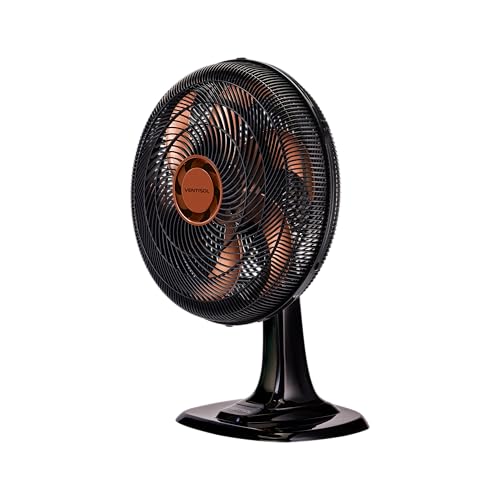 Ventisol Ventilador de Mesa Oscilante, Turbo, Bronze, 40cm, 127V