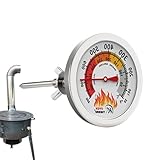 Grilltemperaturzähler, Kochtemperaturmessgerät, Fleischmaschinen-Messgerät, genaue Messung, Temperaturanzeige für Grillgut mit großem Zifferblatt, Küchenwerkzeug P