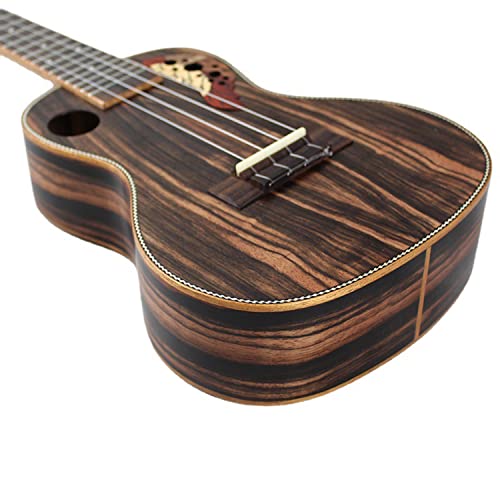 SheIRin Ukulélé Noir Bois de Santal 23/26 Pouces Hawaii Ukelele pour kit débutant avec accordeur, médiators, Sac de… - Les Beatles, Paul McCartney, John Lennon, RIngo Starr, George Harrison SheIRin Ukulélé Noir Bois de Santal 23/26 Pouces Hawaii Ukelele pour kit débutant avec accordeur, médiators, Sac de… – Image 7