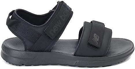 New Balance Unisex-adult 250 V1 Adjustable Sandal, Black/Black, Men 9 XW / Women 10.5 XXW | Image 1