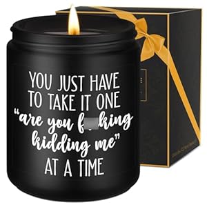 LEADO Scented Candles – Funny Gifts for Women, Boss Gifts, Coworker Gifts for Women, Men – Funny Mothers Day Gifts for Friend, Mom – Relaxing, Birthday Gifts for Coworkers Female, Boss, Friends