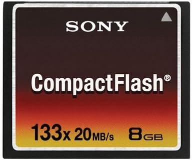 Sony NCFC8G 8 GB 133X CompactFlash Memory Card Includes Image Recovery Service