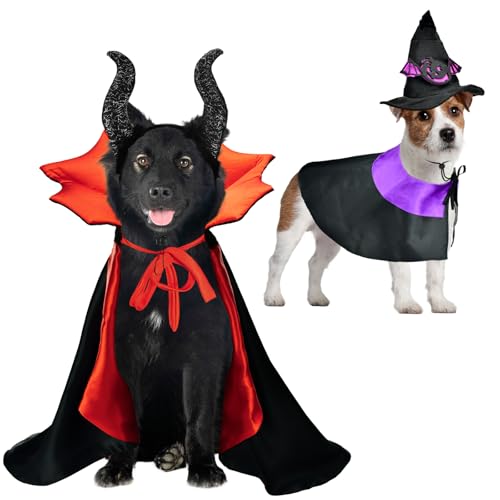 Disfraz Halloween para Perros Medianos y Grandes 4 Piezas