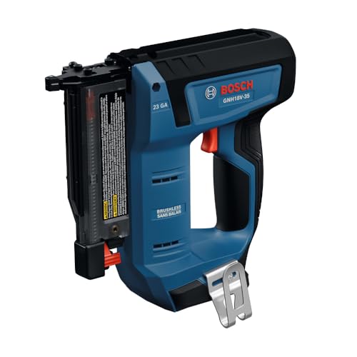 BOSCH 18V Brushless 23-Gauge Pin Nailer (Bare)
