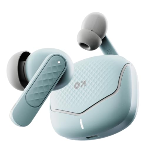 GOBOULT Z40 V2.0 with 70H Playtime, Quad Mic ENC, 45ms Low Latency, 13mm Bass, Legacy Continues, IPX5, Bluetooth 5.4, TWS Truly Wireless in Ear Earbuds (Arctic Blue)