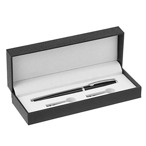 Image of Amazon Basics Refillable Fountain Pen with Smooth Writing, Fine Point Nib, Black Ink