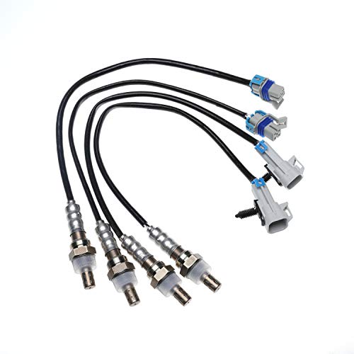 Heated O2 Oxygen Sensor Upstream Downstream for Chevy Impala Silverado Express Suburban for GMC Savana Sierra Yukon 1500 2500 3500 for Cadillac CTS Escalade Replace 213-4229 12609457 12611165, 4 Pcs
