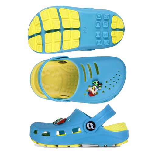 Image of DOCTOR EXTRA SOFT Unisex-Child Kids Classic Ultra Soft Clogs /Sandals with Adjustable Back Strap| Comfortable & LightWeight| Stylish & Anti-Skid| Indoor & Outdoor Casual Sports Mules Boys & Girls D-514