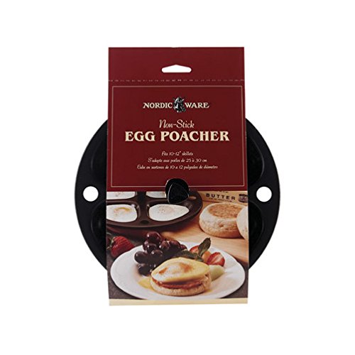 Nordic Ware 3-7/8 in. W Black Egg Poacher Insert Tray