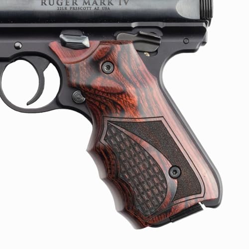 Ruger Mark IV Fingergroove Rosewood Crocback Grip
