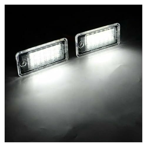 Luces matrícula LED para Audi A4 B6 A6 C6 Q7 lámpara sin errores de 2 piezas 6