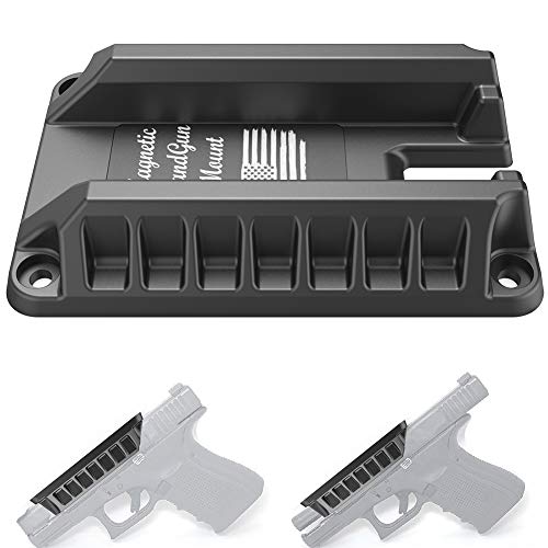 TFNUO Gun Magnet, Magnetic Handgun Mount Quick Holster - Concealed Tactical Firearm Gun