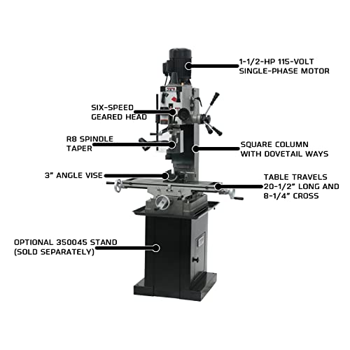 Jet JMD-45GH Geared Head Mill Drill