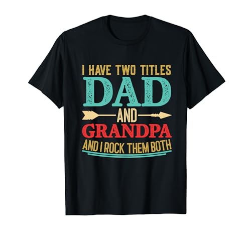 Proud Dad & Grandpa - Día del Padre - Loving Daddy Pops Camiseta