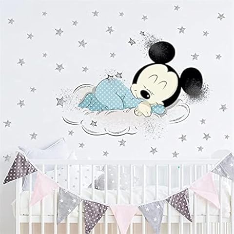 S&P Market Mickey Minnie Mouse Wall Sticker Cover