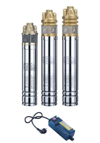 Preisvergleich Produktbild Tiefbrunnenpumpe Tauchpumpe 230V 1100 W Brunnenpumpe Edelstahl