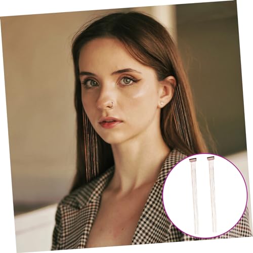 Beavorty 6 Peças Clipe Brilhante Peruca Cabelo Enfeites Kit Perucas Femininas Extensão De Peruca Fem