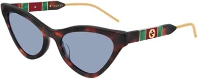 Gucci GG0597S-002 Occhiali da Sole, Havana, 55.0 Donna : Amazon.it:  Abbigliamento