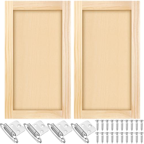 Cinnvoice 2 Pcs 15.5'' W x 29'' H Unfinished Pine