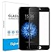 2-Pack iPhone 6s Plus 6 Plus Screen Protector, DIGITWHALE 3D Full Curve Soft Edge Tempered Glass Screen Protector Film for iPhone 6S Plus and iPhone 6 Plus 5.5"-Black