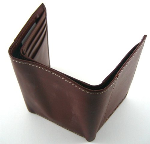 Tommy Hilfiger Men's Trifold Wallet-Sleek and Slim, Tan, One Size4