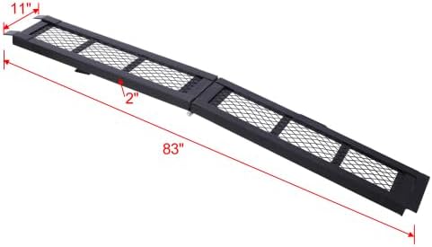 Rampa de carga plegable de acero 83 pulgadas 800 lbs miniatura 2