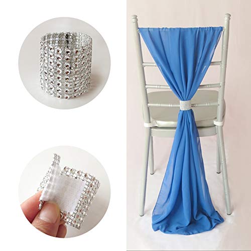 Portatovaglioli 10 Pezzi – Fibbie Per Tovaglioli In Stoffa, Colore Royal Blue, Per Matrimoni, Feste E Decorazioni Tavola - 3