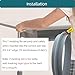 Tintvent T Rubber Trim Molding, Fit 1/2 inch Edge, Edging Shelf Banding, Center Barb Tee Moulding for Tables, Game and Arcade Machines Decorative, Gray, 26Ft(8M)