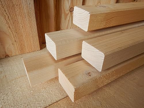 Ladenburger Fichte 60x40mm KVH Nsi gehobelt KANTHOLZ BALKEN SCHALUNG HOLZ BAUHOLZ 240cm LÄNGE (10)