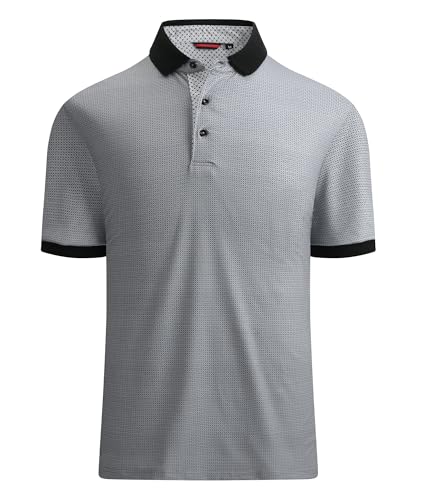 Alex Vando Mens Polo Shirts Short Sleeve Regular Fit Fashion Designed Shirt