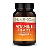 Dr. Mercola Vitamins D3 & K2, 90 Servings (90 Capsules), Dietary Supplement, Supports Immune Health, Non GMO, NSF Certified