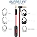 Toxaoii Replacement Audio Cable Cord Wire with in-line Microphone and Control Compatible with Beats Solo 2/Solo 3/Studio 3/Pro/Detox/Wireless/Mixr/Executive/Pill Headphones (Black-red)