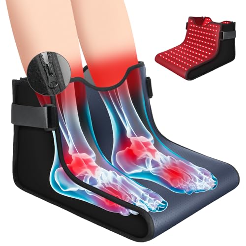 LIGHTIUM Red Light Therapy for Feet – 630 LED Chips, Dual Wavelength (660nm+850nm) Infrared Red Light Therapy for Foot & Ankle Pain Relief, Full Coverage Neuropathy Support, Adjustable Modes & Timer