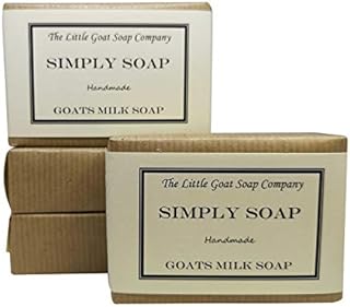 4 x Simply Goats Milk Soap. Unscented 100g. Sensitive Skin. Eczema, Psoriasis, Dermatitis. Dry Skin