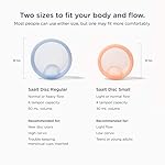 Saalt Menstrual Disc - Soft, Flexible, Reusable Medical-Grade Silicone - Wear 12 Hours - Removal Notch - Two Sizes - Menstrual Cup or Tampon Alternative - Made in USA - Lasts 10 Years (Blue, Regular) - Image 5