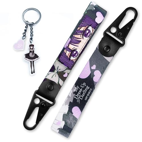 Otaku Lamps My Dress-Up Darling - Marin (Shizuku) Keystrap and Keychain Bundle