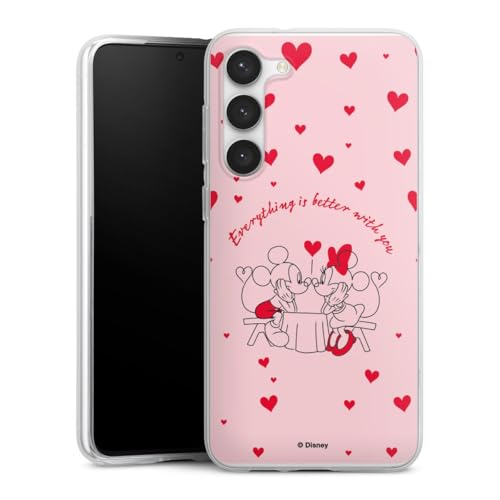 Coque Disney Mickey & Minnie Saint-Valentin Premium pour S23 Plus