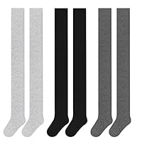 Libella 3er Pack Kinder Jungen Strumpfhose Strickstrumpfhose Baumwolle einfarbig 2710 Anthrazit+Grau+Schwarz 134-140