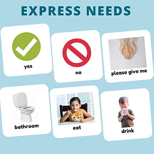 Miniatura 3 de Show to Tell Tarjetas de comunicación frases básicas con anillo de libro - Heavy Duty