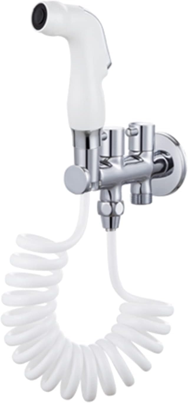 Rociador de bidé de mano con control de presión y kit de ducha para inodoro