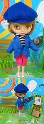 タカラPoP-up WorIdプチブライスPBL014ウィークエンドアーティスト タカラPoP-up WorIdプチブライスPBL014ウィークエンドアーティスト
