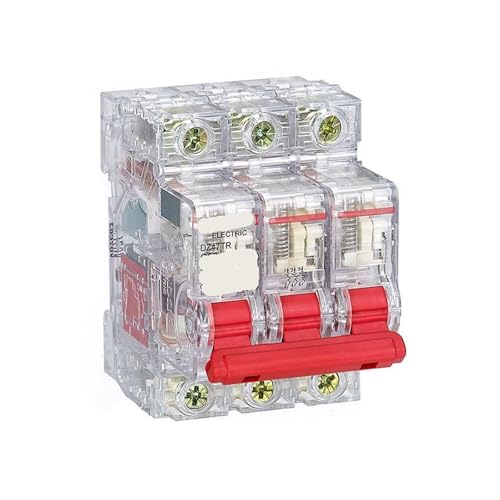 Disjoncteur miniature DZ47TR 3P 20A pour tableau électrique triphasé courbe C