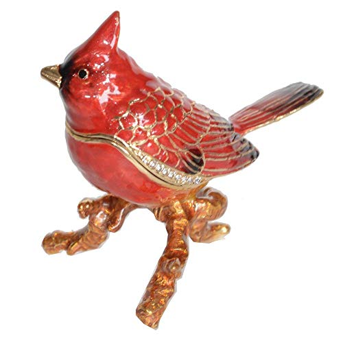 Ornements statues sculptures oiseaux boîte de rangement décoration émaillée