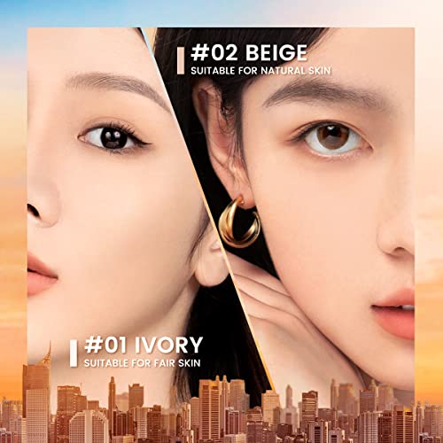 Focallure Oil-Control Loose Powder, Loose Setting Powder, Loose Finishing Powder, Lightweight, Long-Lasting, Soft Powder Puff Included, Beige #TOP1